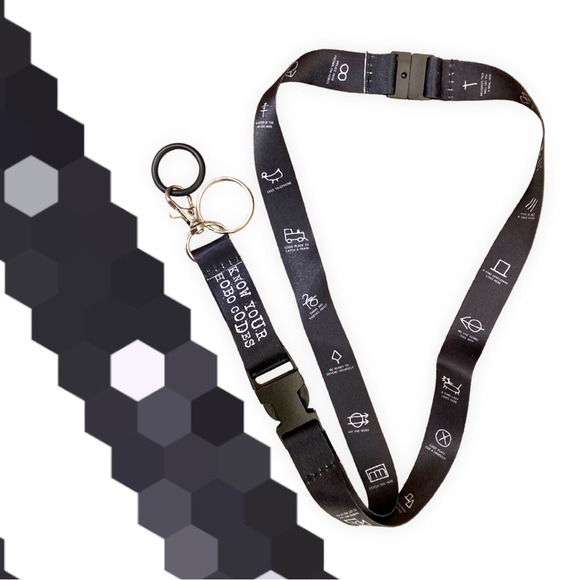 HP🎉🆕Limited Edition 2-in-1 Lanyard; detachable; “KNOW YOUR HOBO CODES” - Picture 3 of 15